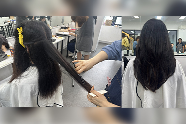올댓뷰티아카데미 깔끔한 커트! 올뷰와 함께라면 가위손 가능!